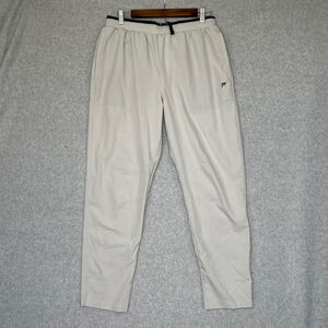 Fabletics Women's Beige Track Pants Size M | Athletic Joggers
